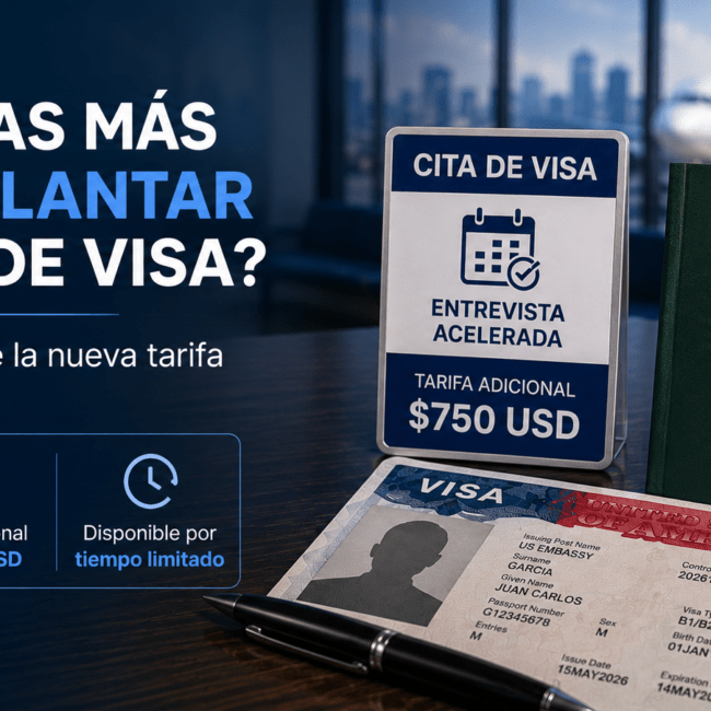 pagarias mas por adelantar tu cita de visa?